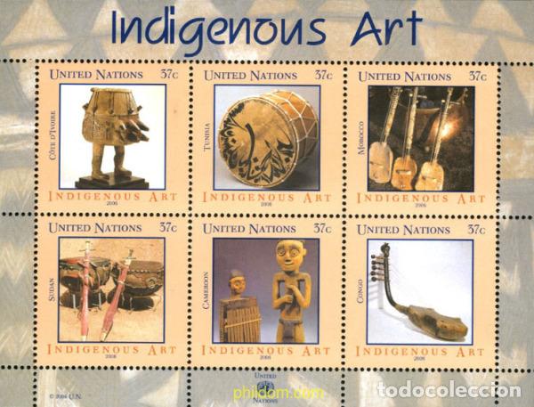 Selos: 190158 MNH NACIONES UNIDAS. Nueva York 2006 ARTE