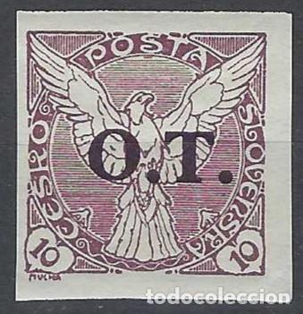 Briefmarken: CHECOSLOVAQUIA 1934 - SELLO PARA PERI&Oacute;DICOS, SOBREIMPRESO O.T. - MNH**