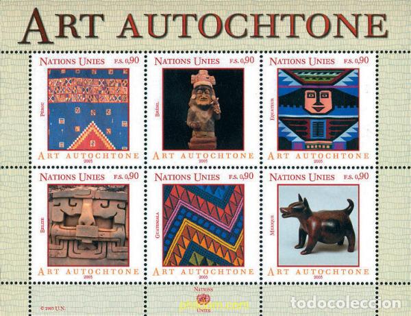 Sellos: 116686 MNH NACIONES UNIDAS. Ginebra 2003 ARTE INDIGENA