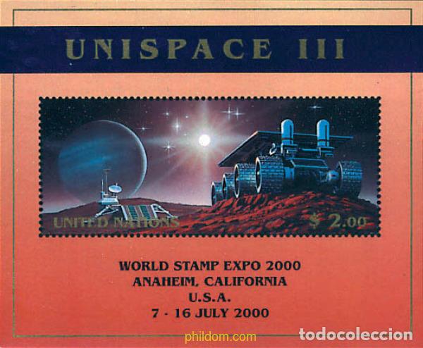 Sellos: 58486 MNH NACIONES UNIDAS. Nueva York 2000 WORLD STAMP EXPO 2000. EXPOSICION FILATELICA INTERNACION