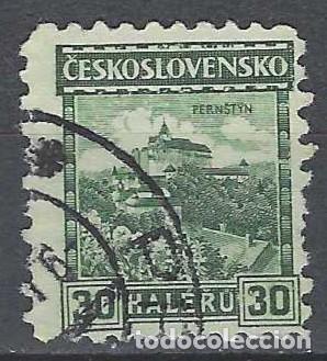 Stamps: CHECOSLOVAQUIA 1926-27 - CASTILLOS, PERNSTYN - USADO