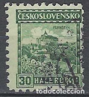 Stamps: CHECOSLOVAQUIA 1926-27 - CASTILLOS, PERNSTYN - USADO