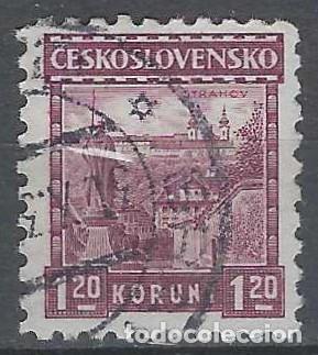Stamps: CHECOSLOVAQUIA 1926-27 - CASTILLOS, MONASTERIO DE STRAHOV - USADO