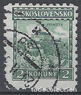 Timbres: CHECOSLOVAQUIA 1929-31 - CASTILLOS, PERNSTYN - USADO