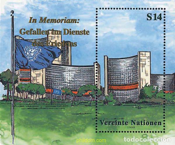 Timbres: 113012 MNH NACIONES UNIDAS. Viena 1999 EN MEMORIA DE LOS MUERTOS AL SERVICIO DE LA PAZ