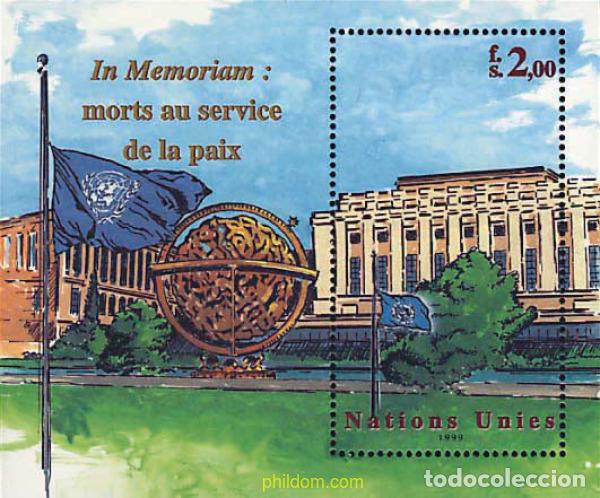 Timbres: 107219 MNH NACIONES UNIDAS. Ginebra 1999 EN MEMORIA DE LOS MUERTOS AL SERVICIO DE LA PAZ