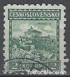 Timbres: CHECOSLOVAQUIA 1929-31 - CASTILLOS, PERNSTYN - USADO