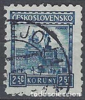Sellos: CHECOSLOVAQUIA 1929-31 - CASTILLOS, PLAZA DE SAN WENCESLAO, PRAGA - USADO