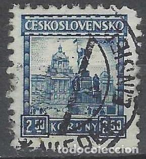 Sellos: CHECOSLOVAQUIA 1929-31 - CASTILLOS, PLAZA DE SAN WENCESLAO, PRAGA - USADO