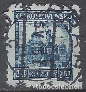 Sellos: CHECOSLOVAQUIA 1929-31 - CASTILLOS, PLAZA DE SAN WENCESLAO, PRAGA - USADO