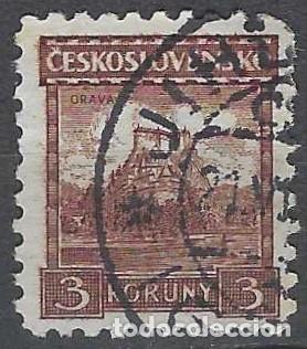 Sellos: CHECOSLOVAQUIA 1929-31 - CASTILLOS, KARLUV TYN - USADO