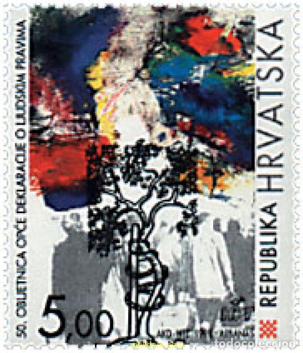 Timbres: 51277 MNH CROACIA 1998 50 ANIVERSARIO DE LA DECLARACION EUROPEA DE LOS DERECHOS HUMANOS