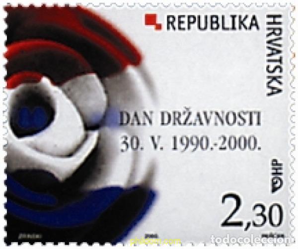 Timbres: 83466 MNH CROACIA 2000 10 ANIVERSARIO DE LA FIESTA NACIONAL