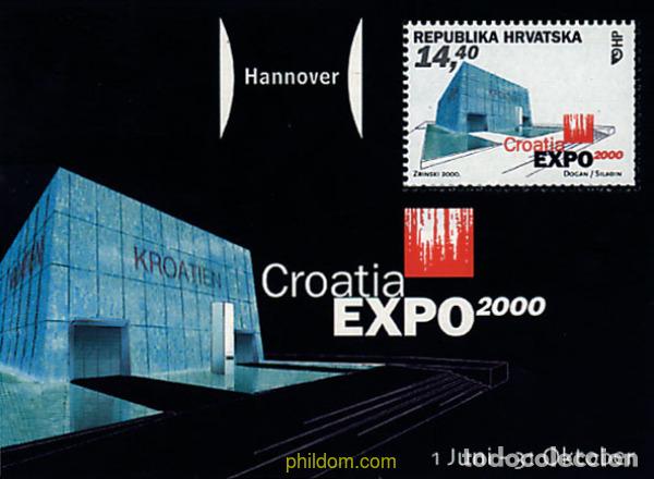 Francobolli: 51304 MNH CROACIA 2000 EXPO 2000. EXPOSICION UNIVERSAL EN HANNOVER