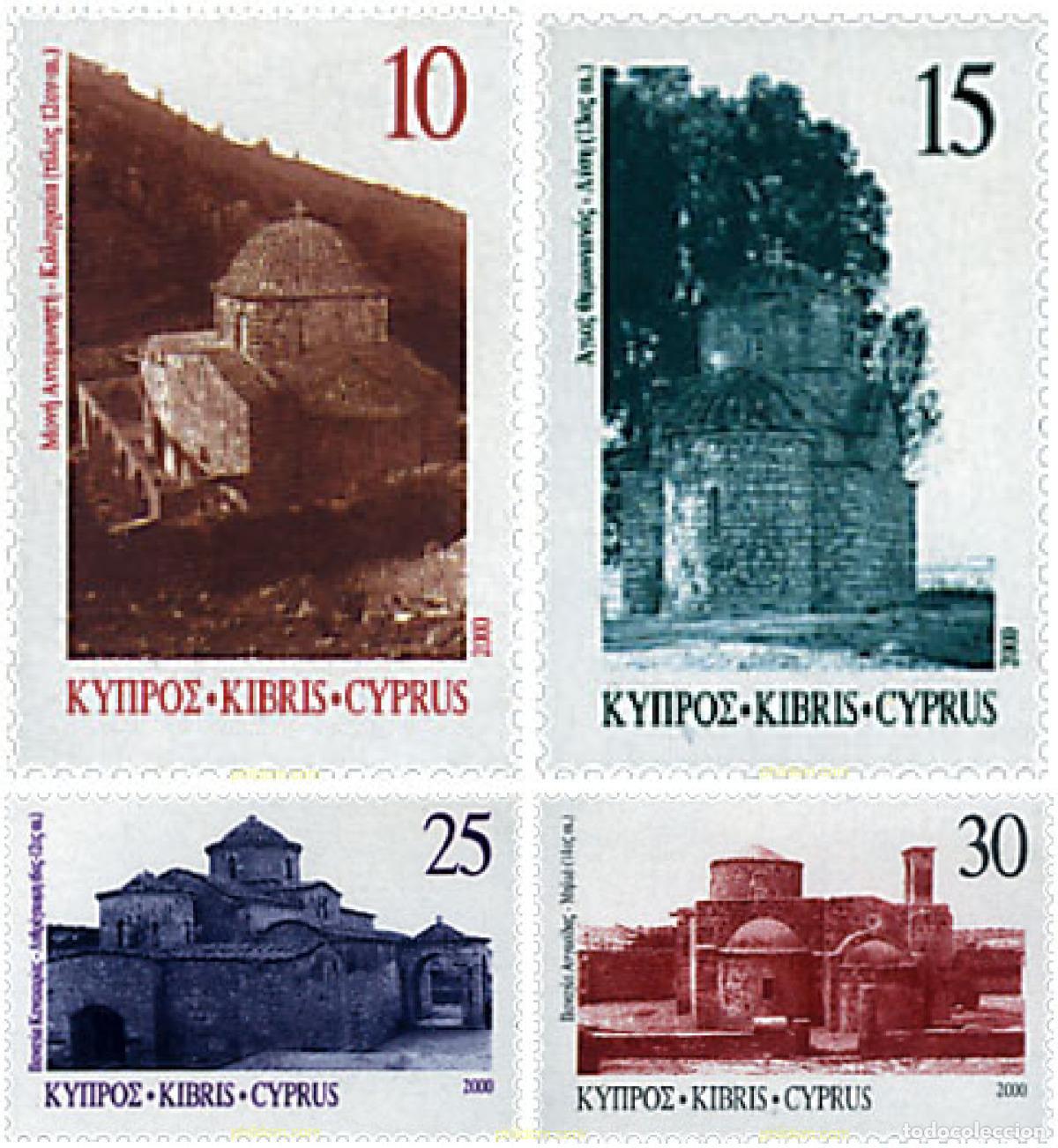 Francobolli: 52154 MNH CHIPRE 2000 IGLESIAS BAJO OCUPACION TURCA