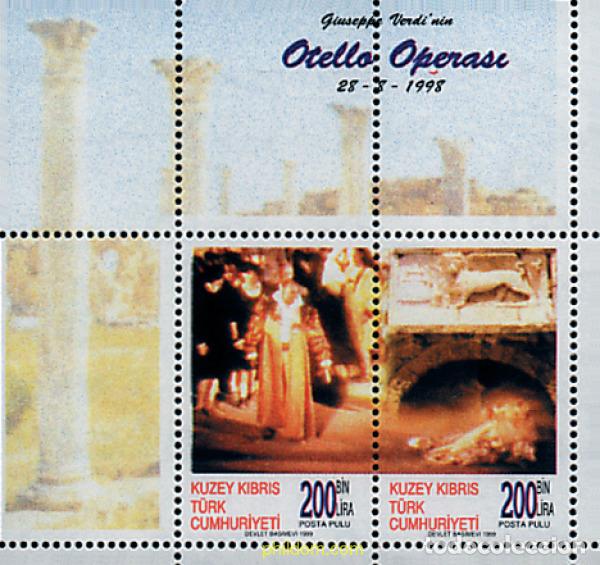 Sellos: 51479 MNH CHIPRE. Administraci&oacute;n turca 1999 OTELLO. OPERA DE GIUSEPPE VERDI
