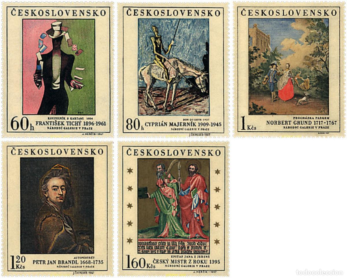 Sellos: 51634 MNH CHECOSLOVAQUIA 1967 PINTURA