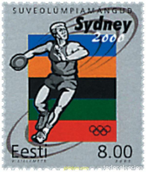 Sellos: 61410 MNH ESTONIA 2000 27 JUEGOS OLIMPICOS VERANO SYDNEY 2000