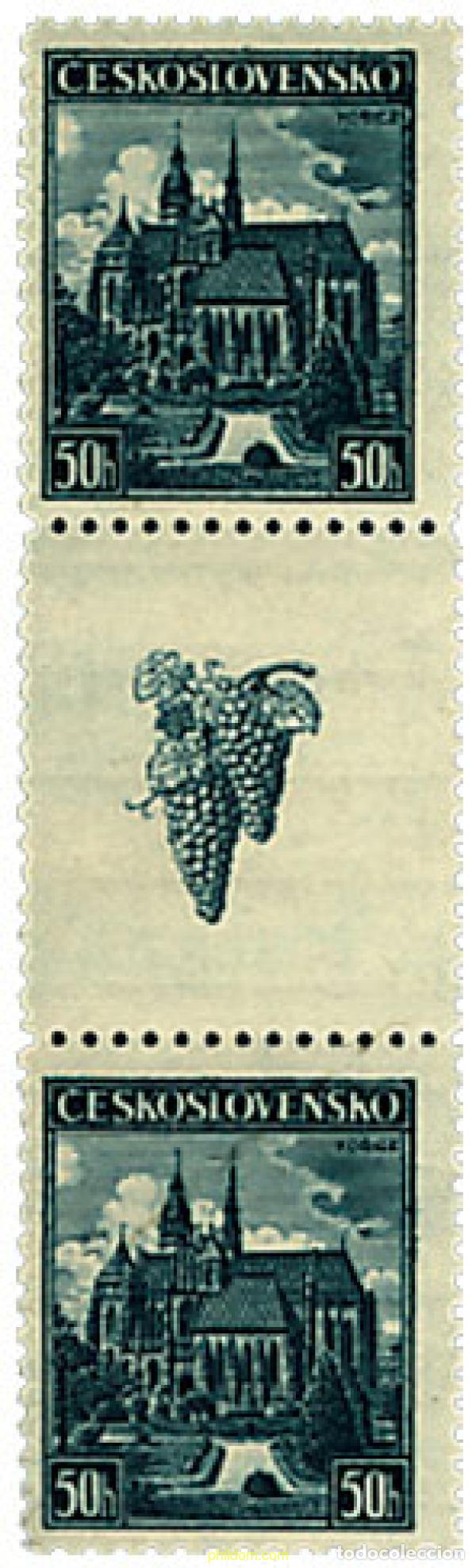 Stamps: 6140 MNH CHECOSLOVAQUIA 1938 EXPOSICION EN KASHAU