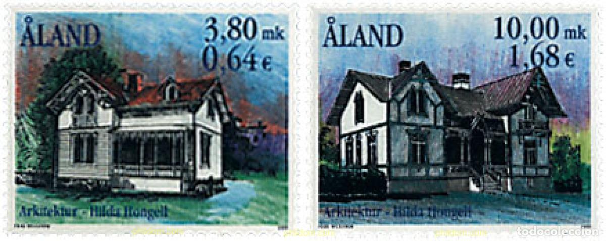 Stamps: 92703 MNH ALAND 2000 ARQUITECTURA DE HILDA HONGELL