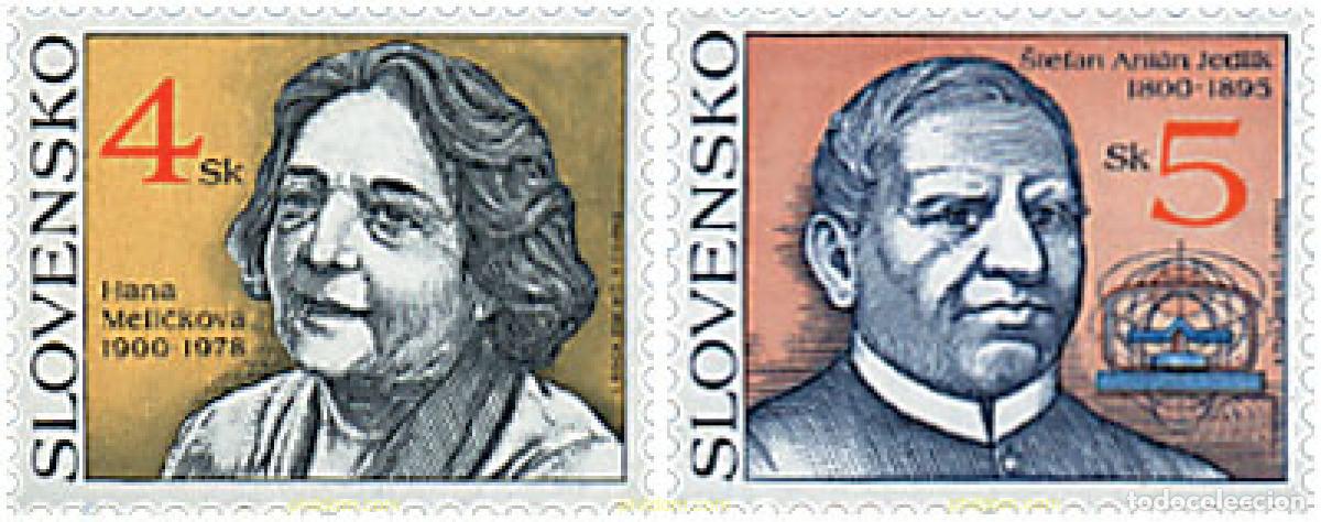 Selos: 52090 MNH ESLOVAQUIA 2000 PERSONALIDADES