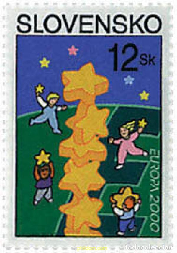 Selos: 77119 MNH ESLOVAQUIA 2000 EUROPA CEPT. CONSTRUCCION EUROPEA