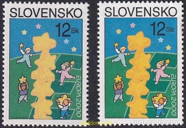 Selos: 183379 MNH ESLOVAQUIA 2000 EUROPA CEPT. CONSTRUCCION EUROPEA