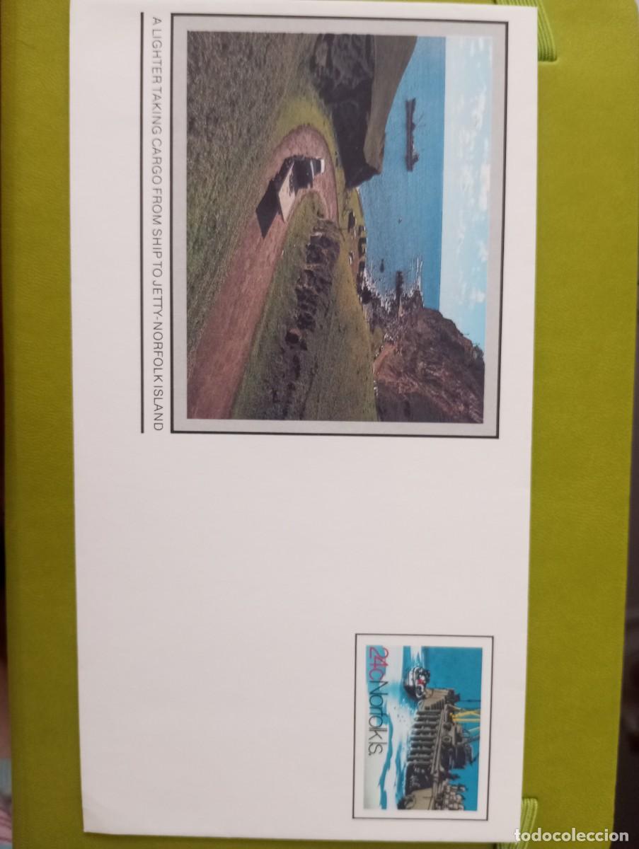 Sellos: NORFOLK, SOBRE ENTERO POSTAL. VER DESCRIPCI&Oacute;N