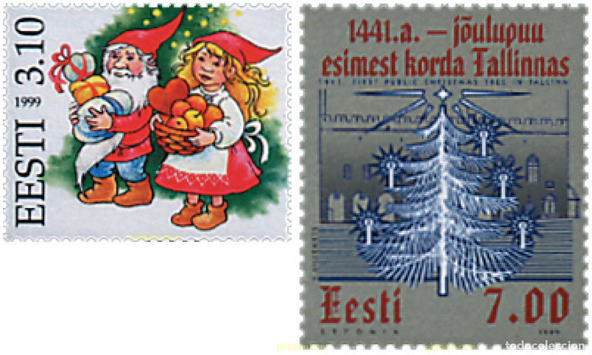 Briefmarken: 85821 MNH ESTONIA 1999 NAVIDAD