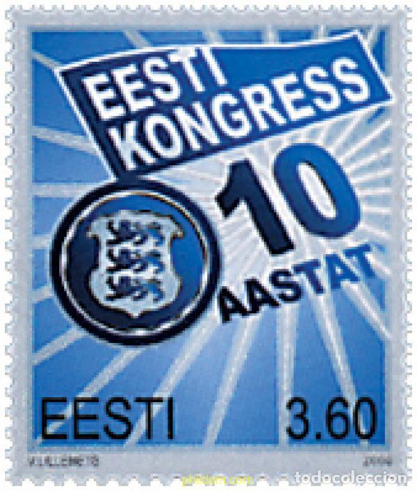 Briefmarken: 85867 MNH ESTONIA 2000 10 CONGRESO DE ESTONIO