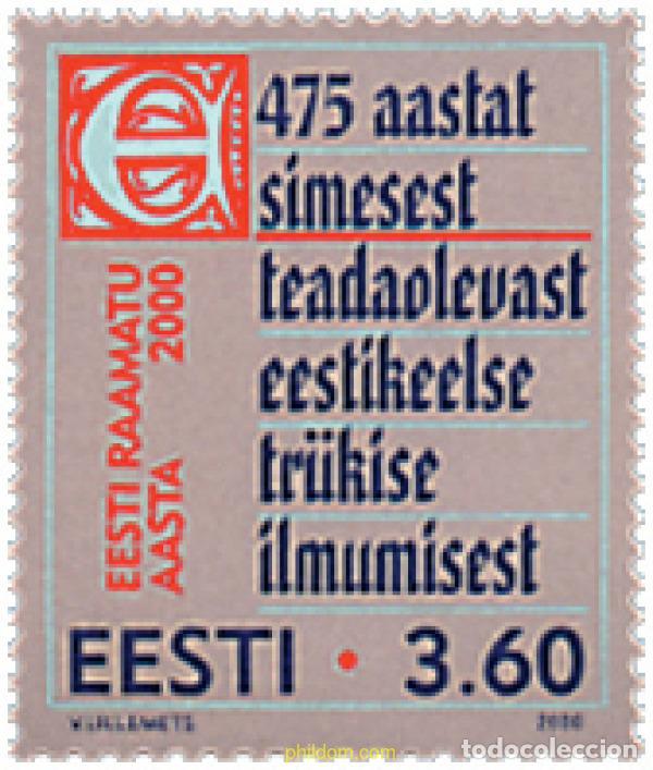 Briefmarken: 85860 MNH ESTONIA 2000 A&Ntilde;O DEL LIBRO