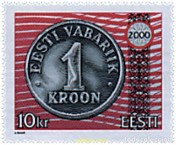Briefmarken: 85845 MNH ESTONIA 2000 8 ANIVERSARIO DE LA NUEVA MONEDA