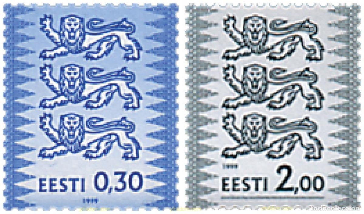 Briefmarken: 85819 MNH ESTONIA 1999 ESCUDOS DE ARMAS