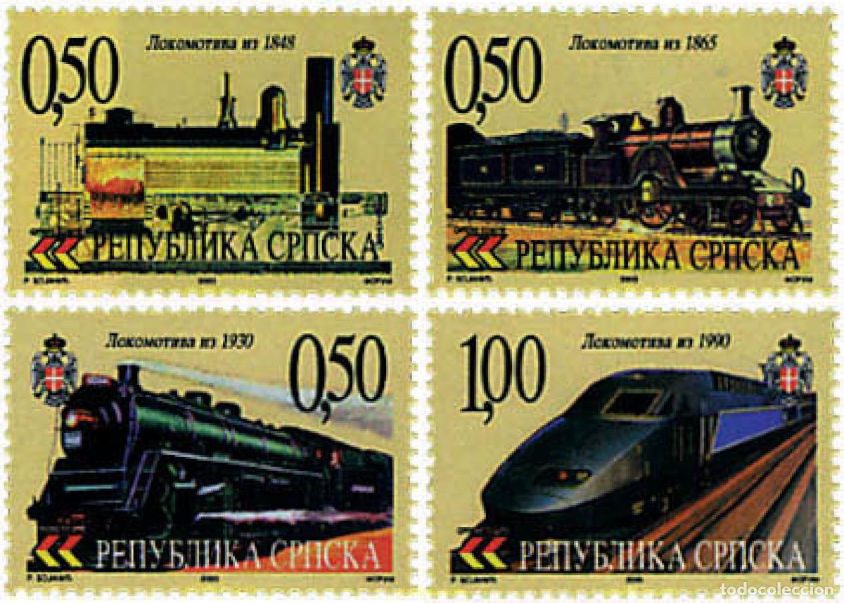 Stamps: 57740 MNH BOSNIA-HERZEGOVINA. Adm Serbia 2000 175 ANIVERSARIO DEL FERROCARRIL