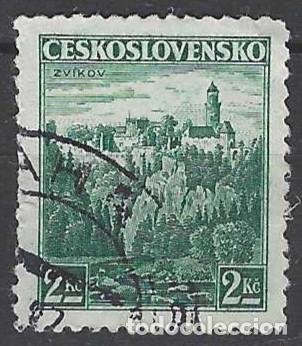 Francobolli: CHECOSLOVAQUIA 1936 - TURISMO - USADO