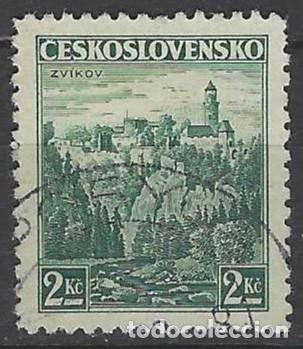 Francobolli: CHECOSLOVAQUIA 1936 - TURISMO - USADO