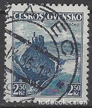 Francobolli: CHECOSLOVAQUIA 1936 - TURISMO - USADO
