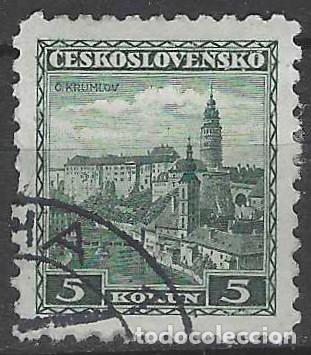 Sellos: CHECOSLOVAQUIA 1932 - CASTILLOS, CESK&Yacute; KRUMLOV - USADO
