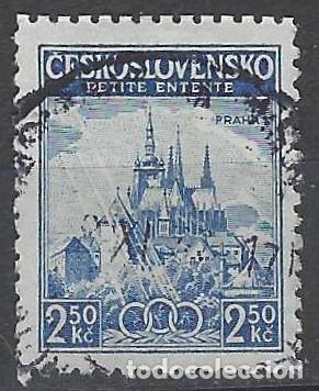 Sellos: CHECOSLOVAQUIA 1937 - CATEDRAL DE SAN VITO DE PRAGA - USADO