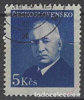 Sellos: CHECOSLOVAQUIA 1948 - PERSONAJES - USADO
