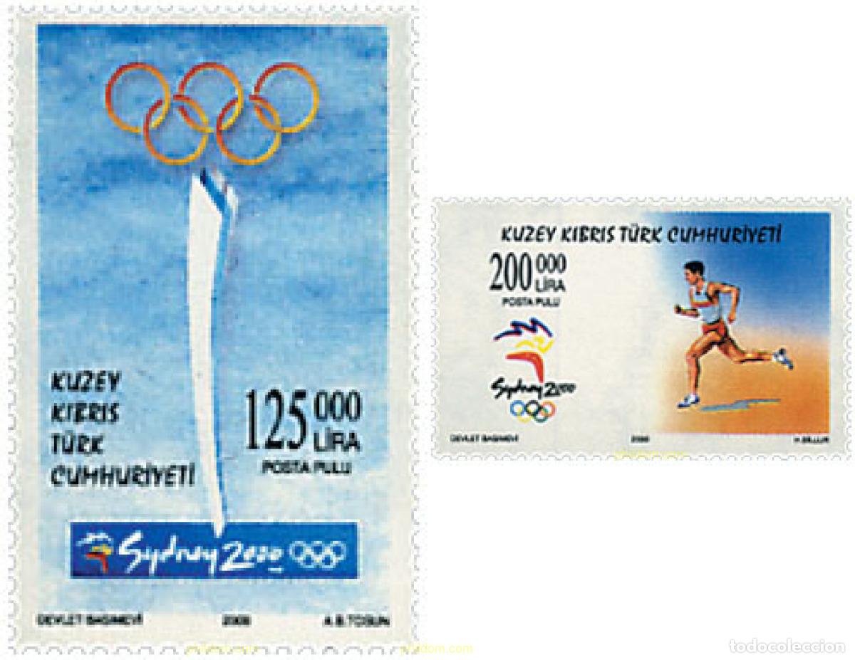 Sellos: 60876 MNH CHIPRE. Administraci&oacute;n turca 2000 27 JUEGOS OLIMPICOS VERANO SYDNEY 2000