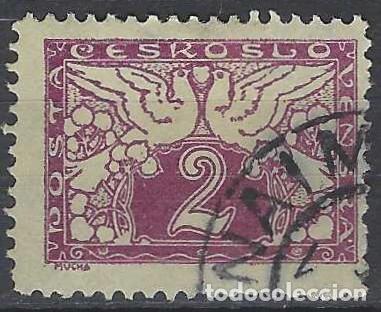 Timbres: CHECOSLOVAQUIA 1919 - CORREO URGENTE, P&Uacute;RPURA, DENTADO - USADO