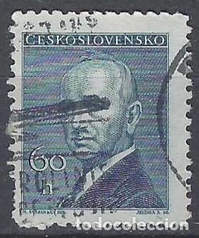 Sellos: CHECOSLOVAQUIA 1946 - PERSONAJES - USADO