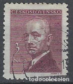 Sellos: CHECOSLOVAQUIA 1946 - PERSONAJES - USADO