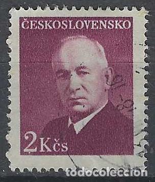 Sellos: CHECOSLOVAQUIA 1948 - PERSONAJES - USADO