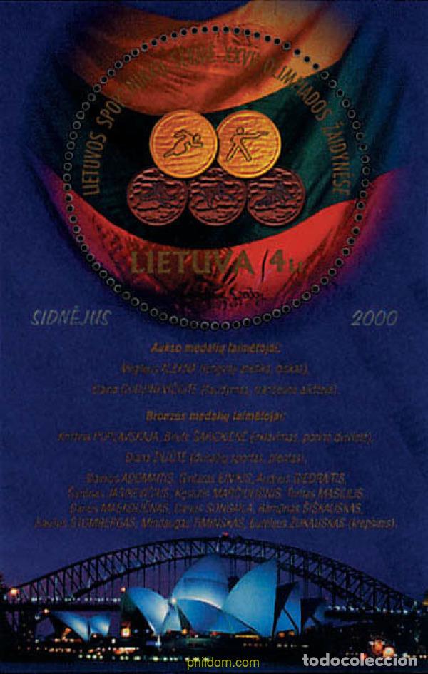 Sellos: 60735 MNH LITUANIA 2000 HOMENAJE A LOS ATLETAS LITUANOS