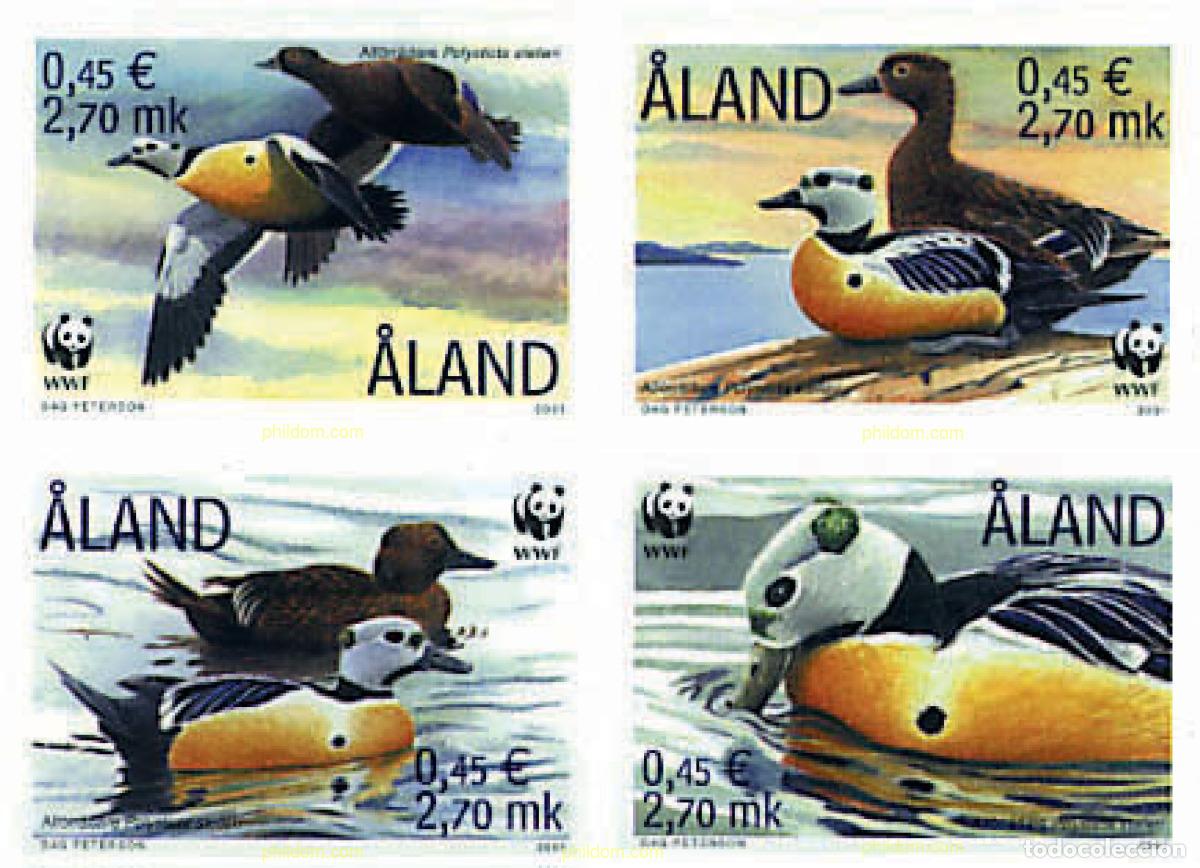 Sellos: 92706 MNH ALAND 2001 EIDER CHICO