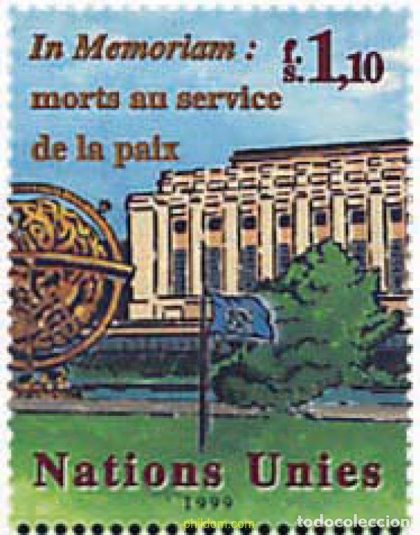 Sellos: 56247 MNH NACIONES UNIDAS. Ginebra 1999 EN MEMORIA DE LOS MUERTOS AL SERVICIO DE LA PAZ