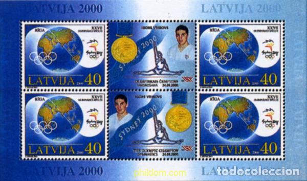 Sellos: 10228 MNH LETONIA 2000 27 JUEGOS OLIMPICOS VERANO SYDNEY 2000