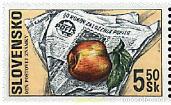 Sellos: 77532 MNH ESLOVAQUIA 2000 DIA DEL SELLO